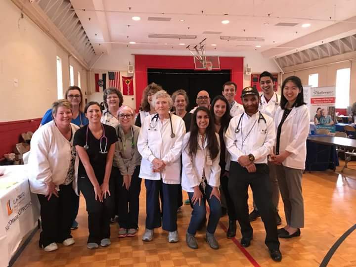 LiUNA Nurses & WASHU Med Students at the international health fair